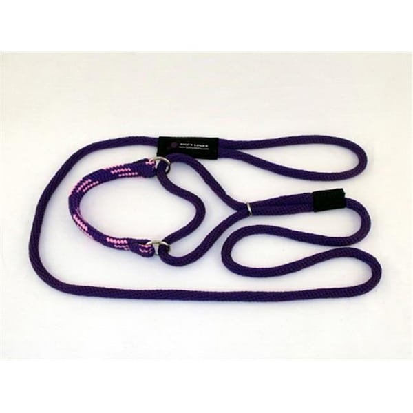 Soft Lines Soft Lines PMS06PURPLE-PINK Martingale Dog Leash 6 Ft. Small; Purple and Pink PMS06PURPLE/PINK - main